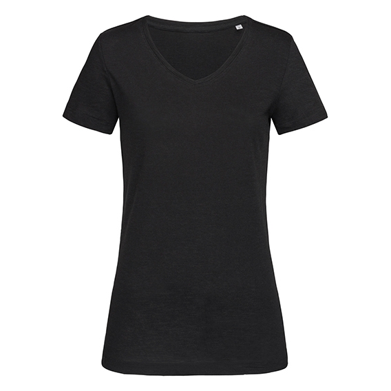 Sharon Slub V-Neck Women
