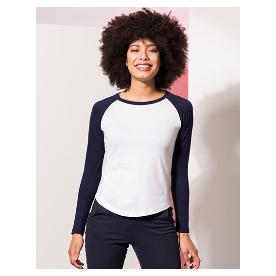 Women`s Long Sleeved Baseball T