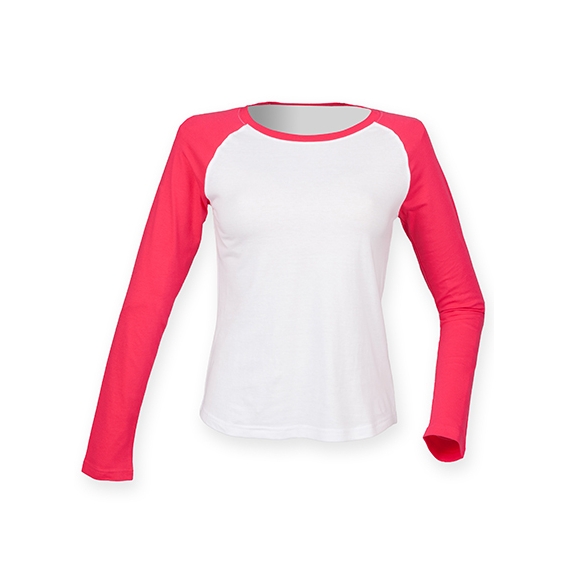 Women`s Long Sleeved Baseball T