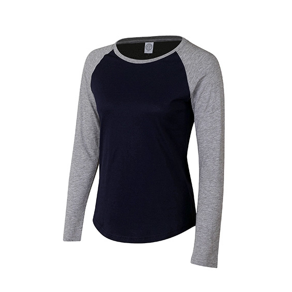 Women`s Long Sleeved Baseball T