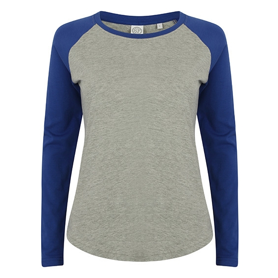 Women`s Long Sleeved Baseball T