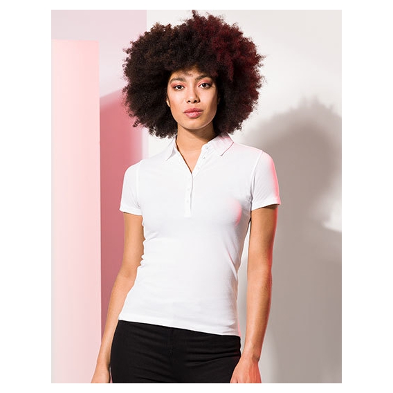 Women`s Short Sleeved Stretch Polo