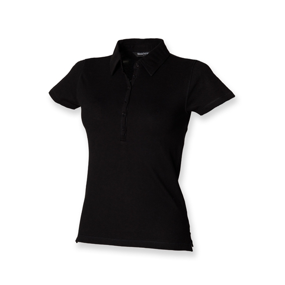 Women`s Short Sleeved Stretch Polo