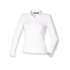Women`s Long Sleeved Stretch Polo