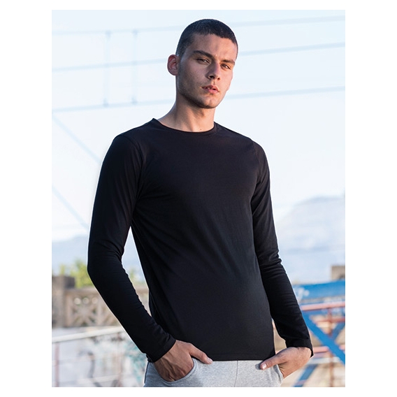Men`s Feel Good Long Sleeved Stretch T
