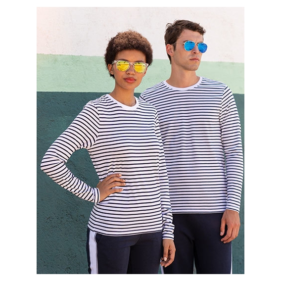 Unisex Long Sleeved Striped T