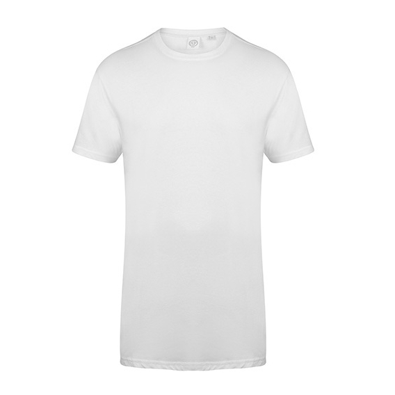 Men`s Longline T-Shirt With Dipped Hem