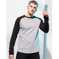 Men `Long Sleeved Baseball T