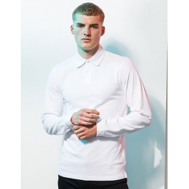 Men `Long Sleeved Stretch Polo