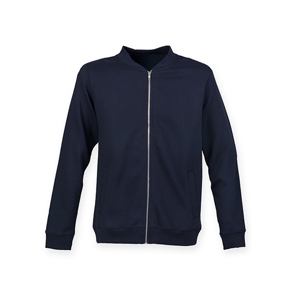 Unisex Bomber Zip-Through Sweat