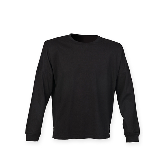 Unisex Drop Shoulder Slogan Top