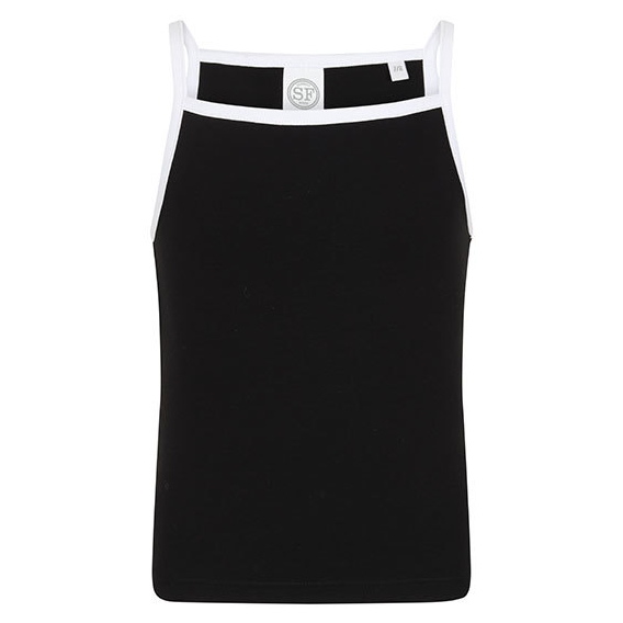 Kids` Feel Good Stretch Contrast Strappy Vest