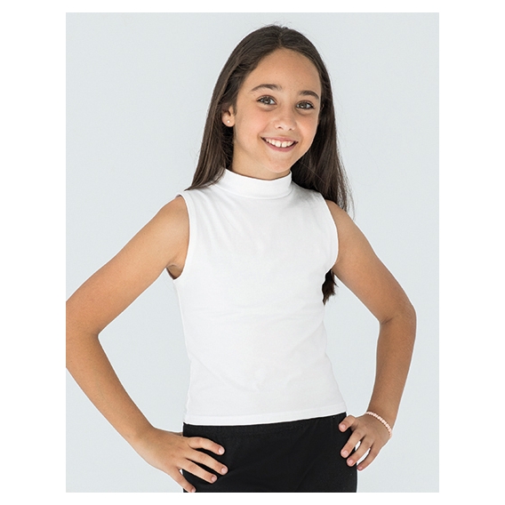 Kids` High Neck Crop Vest