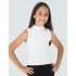 Kids` High Neck Crop Vest