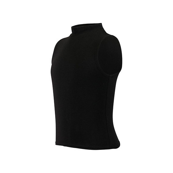 Kids` High Neck Crop Vest