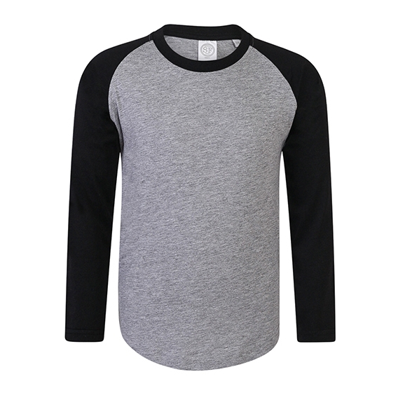 Kids` Long Sleeved Baseball T
