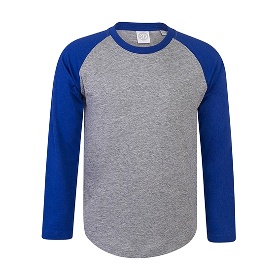 Kids` Long Sleeved Baseball T