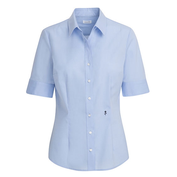 Women`s Blouse Slim Fit Shortsleeve