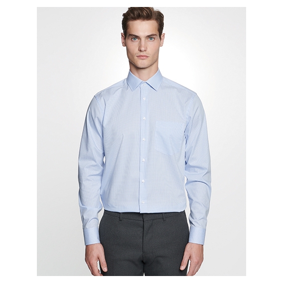 Men`s Shirt Regular Fit Check/Stripes Longsleeve