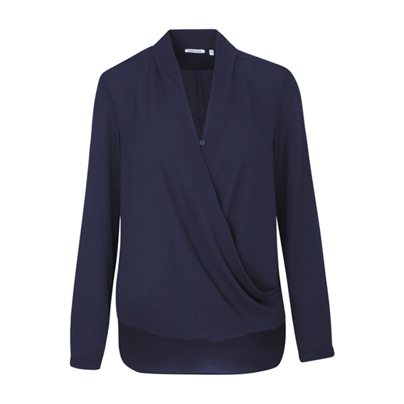 Crepe Wrap Around Blouse