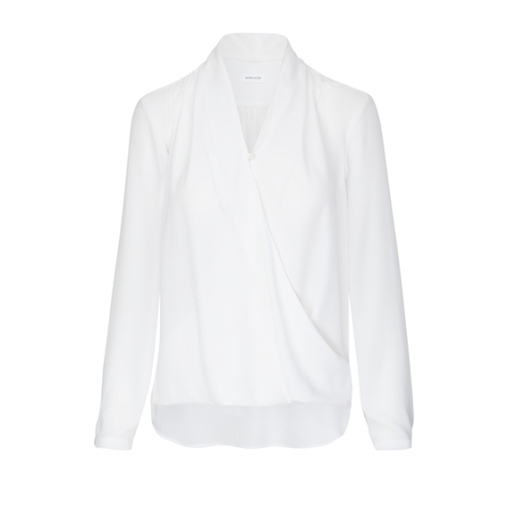 Crepe Wrap Around Blouse