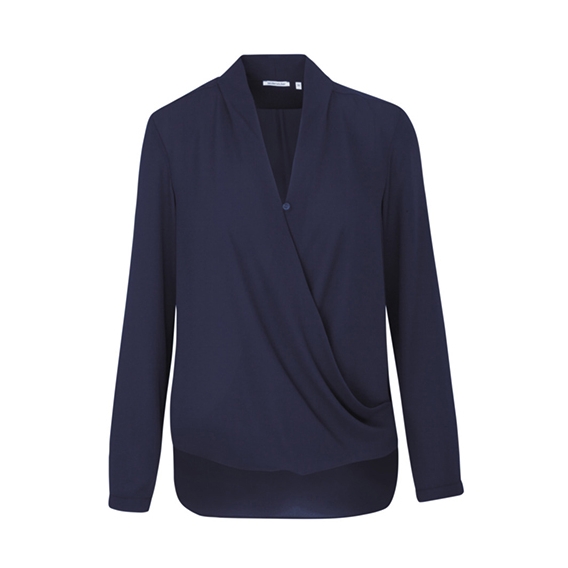 Crepe Wrap Around Blouse