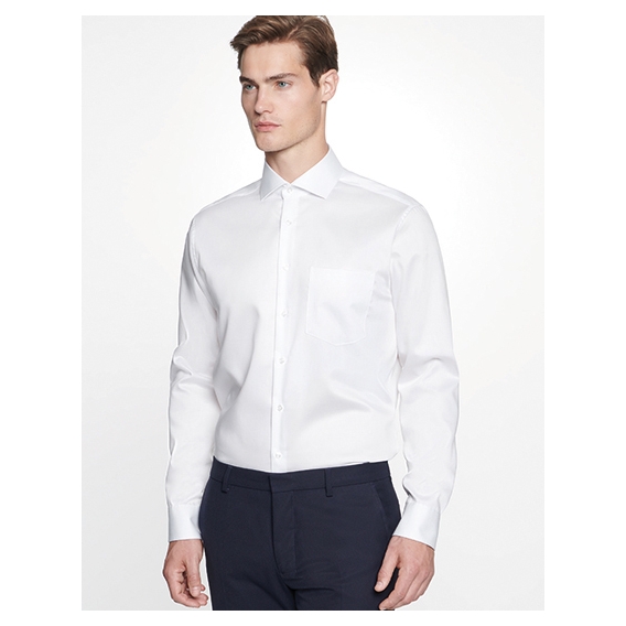 Men`s Shirt Regular Fit Twill Longsleeve