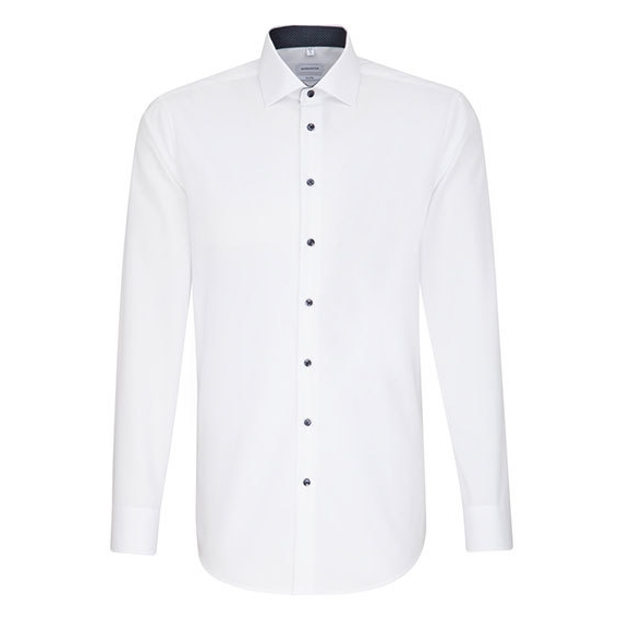 Men`s Shirt Poplin Shaped Fit Longsleeve