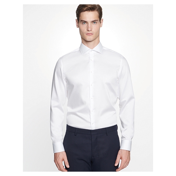 Men`s Shirt Shaped Fit Twill Longsleeve