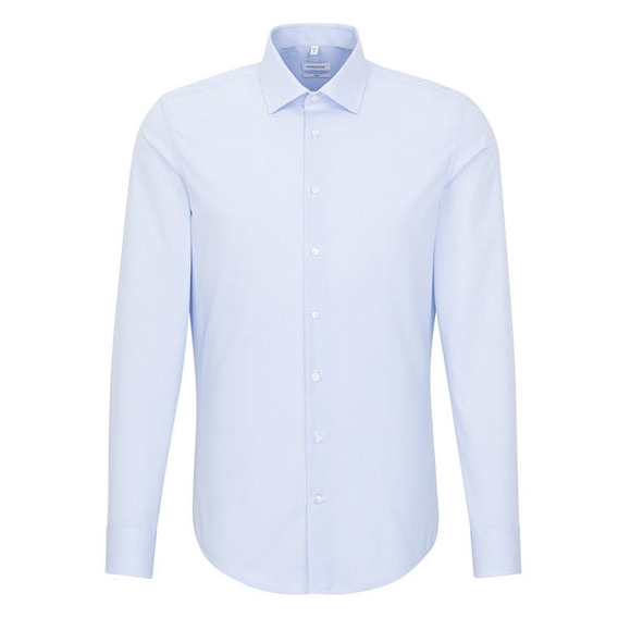 Men`s Shirt Slim Fit Check/Stripes Longsleeve