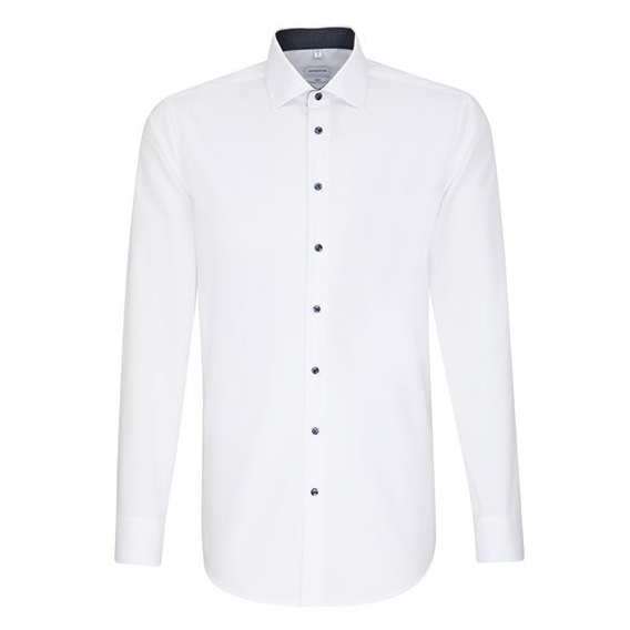 Men`s Shirt Poplin Slim Fit Longsleeve