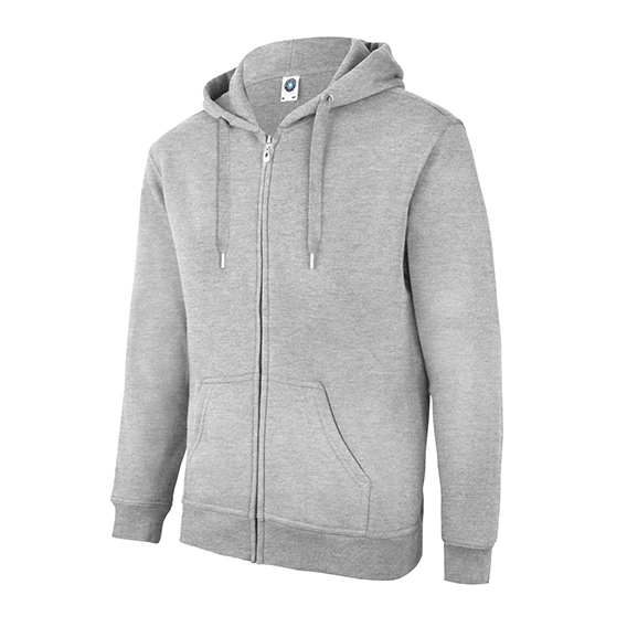 Zip Through Hooded Sweat Jacket