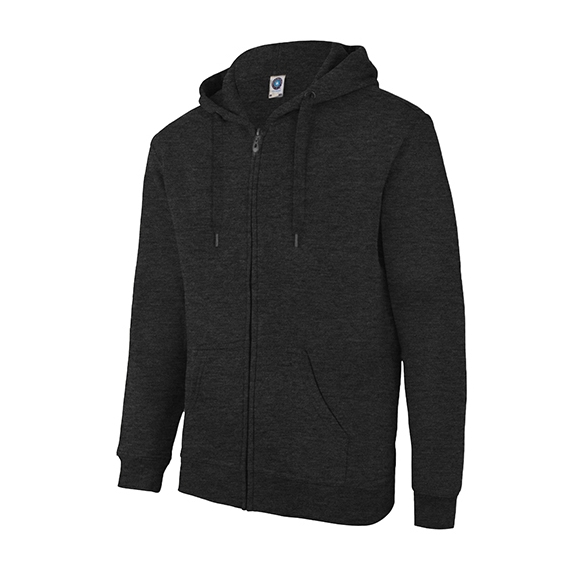 Zip Through Hooded Sweat Jacket