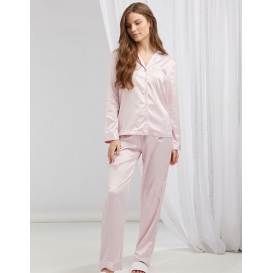 Ladies Satin Long Pyjamas