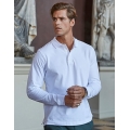 Luxury Stretch Long Sleeve Polo