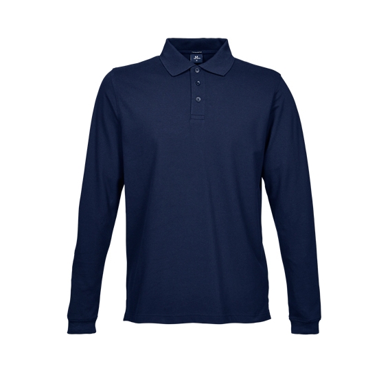 Luxury Stretch Long Sleeve Polo