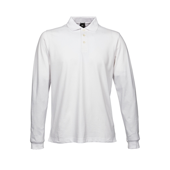 Luxury Stretch Long Sleeve Polo