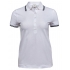 Womens Luxury Stripe Stretch Polo