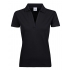 Womens Luxury Stretch V-Neck Polo