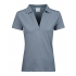 Womens Luxury Stretch V-Neck Polo
