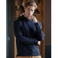 Fashion Long Sleeve Luxury Stretch Polo