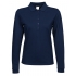 Womens Luxury Stretch Long Sleeve Polo