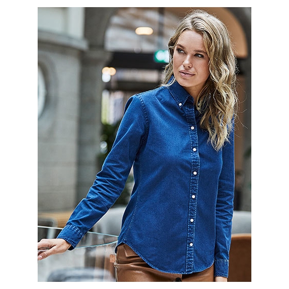 Womens Casual Twill Shirt