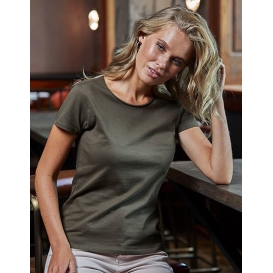 Womens Raw Edge Tee