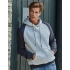 Two-Tone Hooded Sweatshirt