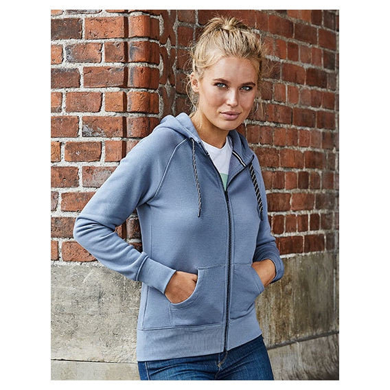Womens Fashion Full Zip Hood