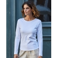 Womens Long Sleeve Interlock Tee