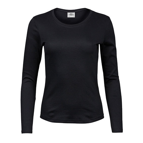 Womens Long Sleeve Interlock Tee