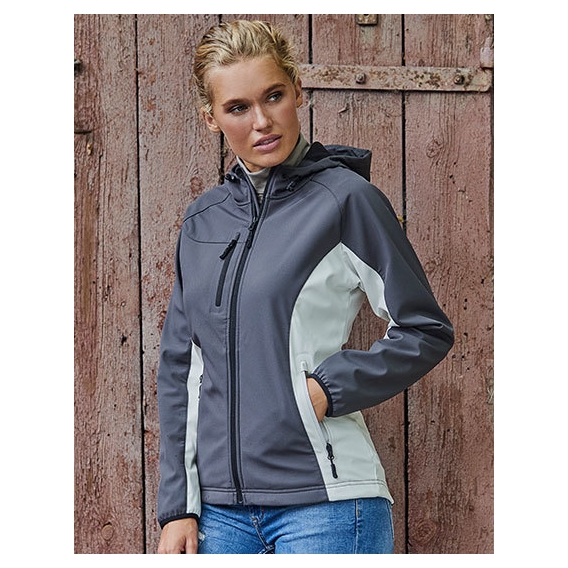 Womens Hooded Lightweight Performance Softshell