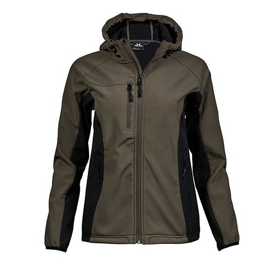Womens Hooded Lightweight Performance Softshell